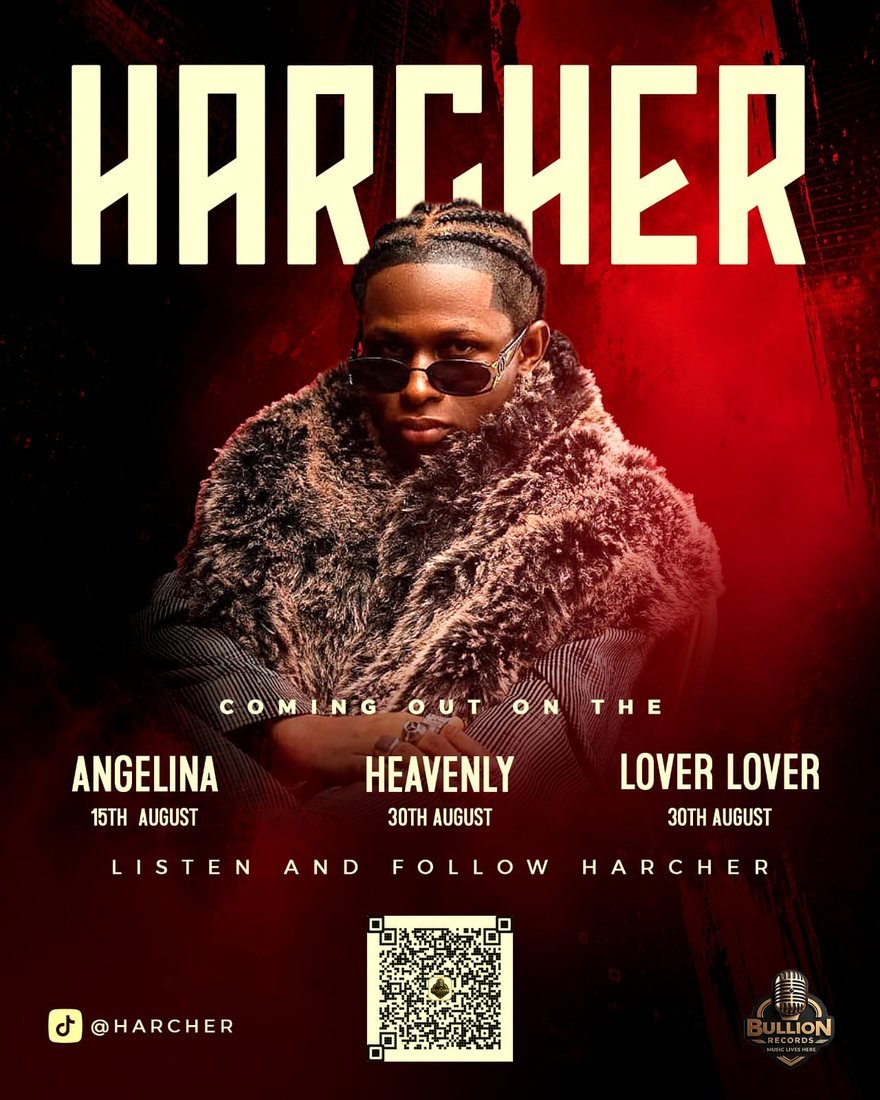 Harcher — Angelina, Heavenly and Lover Lover, all out now on Bullion Records.